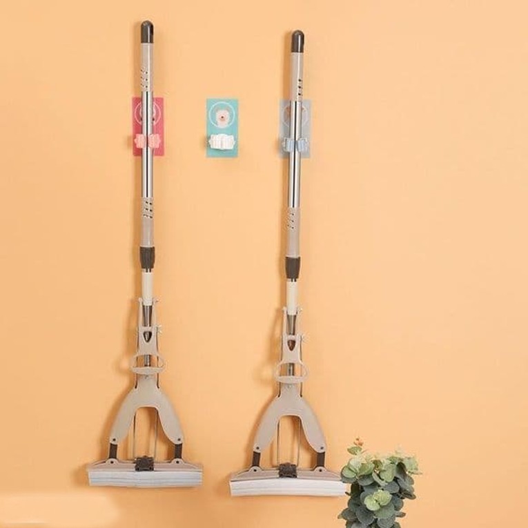 Broom Mop Holder-Wall Mounted Cartoon Mop, Broom Holders