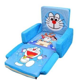 Kids Sofa Cum Bed with Foam Filling Soft Toy Chair for Kids Doraemon 3