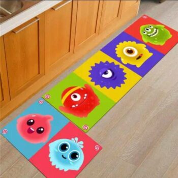 Kitchen Floor Mats Runner with Anti Skid Backing, Set of 2