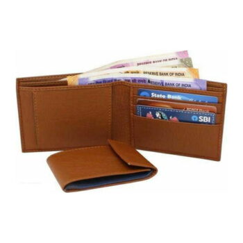 LOREM Men Casual Brown Artificial Leather Wallet (9 Card Slots) ML-WL-02