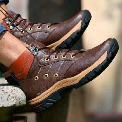New Fashion Elegant Leather Men's Casual Shoes Brown