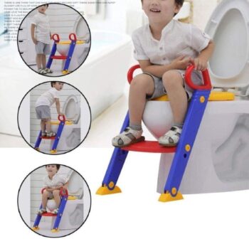 Potty Toilet Seat for Kids with Step Stool Ladder - Sturdy & Durable 3 in 1 Trainer