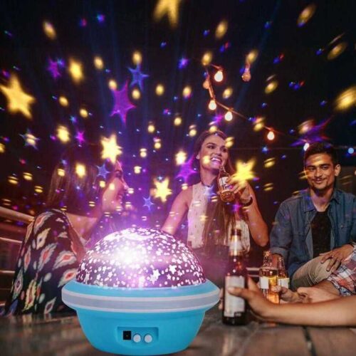 Star Master Dream Rotating 360 Degree Color Changing Star Projection Lamp Multicolor 3