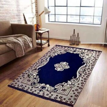 Traditional Kashmiri Large Size Carpet 5 x 7 feet Purple