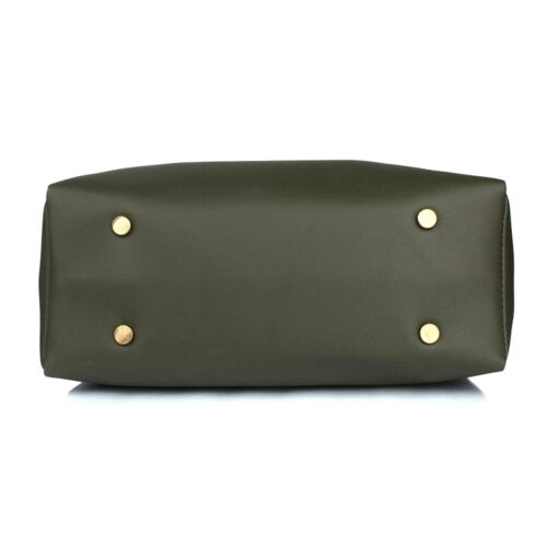 Womens Handbag Set of 3 3LR BIB Green Green 3