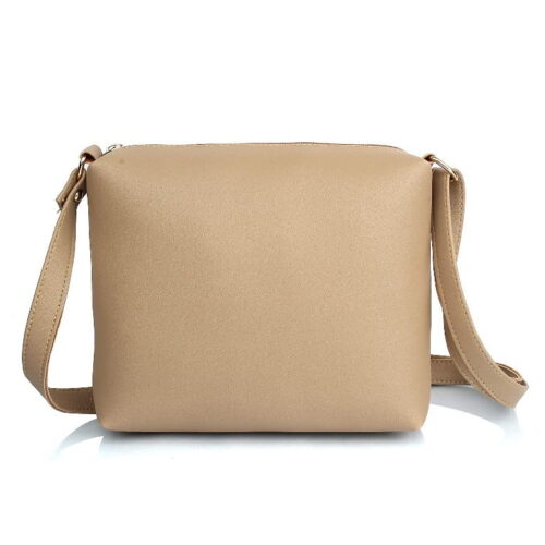 Women's Handbag With Sling Bag & Wristlet (Set of 3) Cream