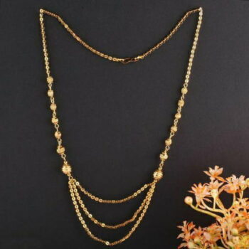 Women's Pride Daily wear Alloy Gold Plated Mangalsutras (18 Inch Length)