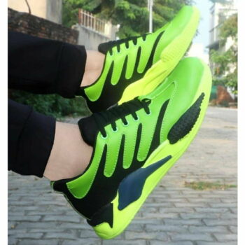 Green Canvas Casual Sports Shoes