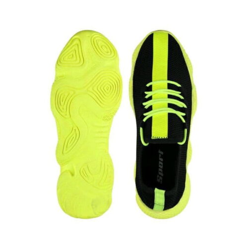 Men Sports Shoes Yellow Black 1