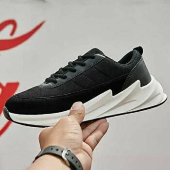 Mens Black Stylish Casual Shoes 5