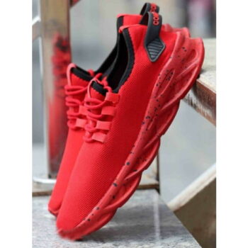 Red Mesh Sports Shoes & Running Shoes for Men