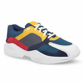 Trendy Multicoloured Mesh Sports Shoes For Men