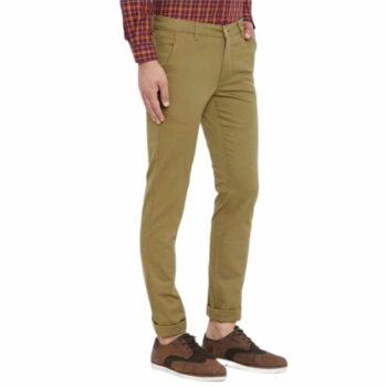 Trendy Stylish Cotton Men's Trouser (Mustard)