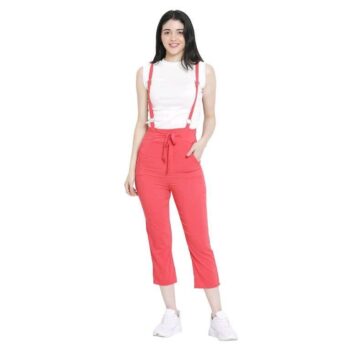Latest Fashion Red Dungaree for Comfortable Wear