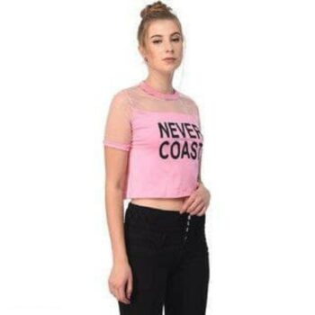Solid Baby Pink Never Coast Tank Top