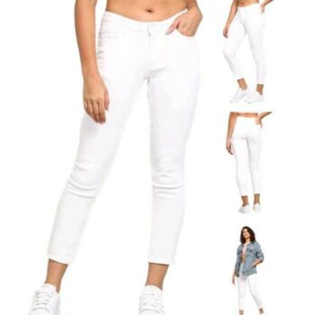 Stylish Women Jeans White