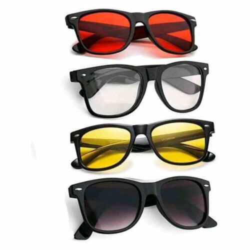 Casual Modern Sunglasses for Men Pack of 4