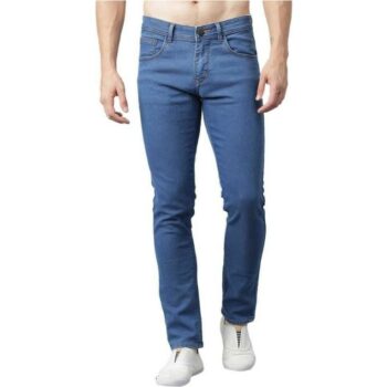 Elegant Men's Solid Jogger Jeans