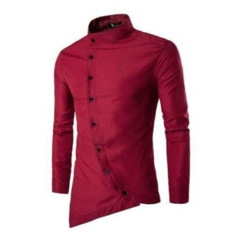 Myhra Trendy Cotton Blend Slim Fit Solid Shirt