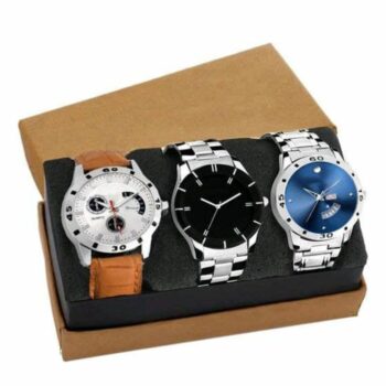 Pack of 3 Analog Wrist Watch for Men