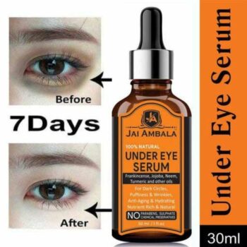 Premium Anti Wrinkle Under Eye Serum Enriched with Vitamin C, B3 & E with AntiAging Benefits