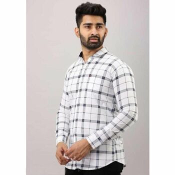 Ravishing Trendy Casual Checkered Men Cotton Shirt