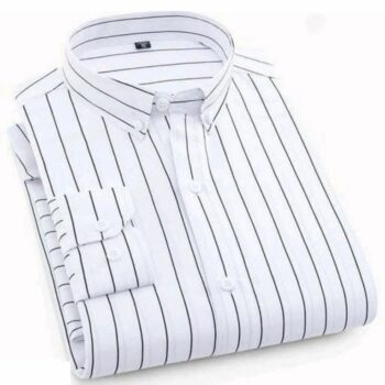 Trendy Partywear Men Striped Shirt