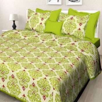 Cotton Floral Printed Bedsheet