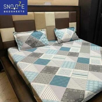Elastic Fitted Double Bedsheet