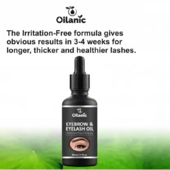 Oilanic Eyebrow Eyelash oil For Women Strength with Pure Natural Ingredient 30 ml Hair Oil 2
