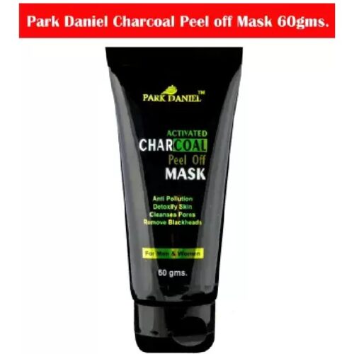 Park Daniel Activated Charcoal Peel off Mask - For Black Head Removal, Deep Cleansing & Instant glow (60 g)