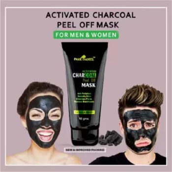 Park Daniel Activated Charcoal Peel off Mask - For Black Head Removal, Deep Cleansing & Instant glow (60 g)
