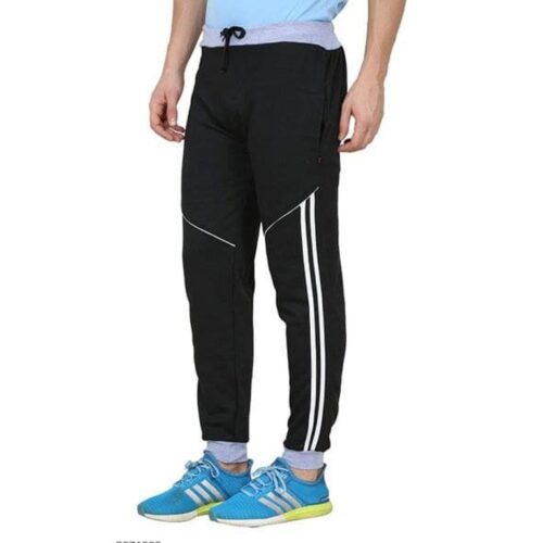 Poly Cotton Solid Track Pant for Men 10