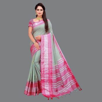 Elegant Woven Cotton Silk Uppada Saree