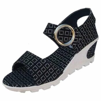Fancy Womens Box Heel Sandals