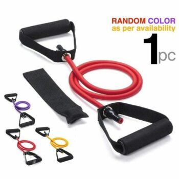 Gym Utility - Single Toning Tube Band for Exercise, Fitness and Workout for Men and Women