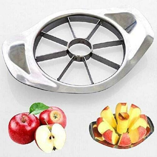 Stainless Steel Apple Cutter Slicer with 8 Blades and Handle