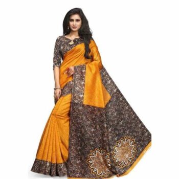 Stunning Bhagalpuri Silk Printed Saree