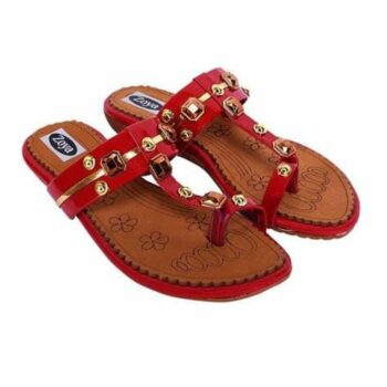 Synthetic Printed Flat Sleepers for Women