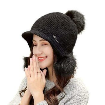 Women's Acrylic Solid Winter Caps
