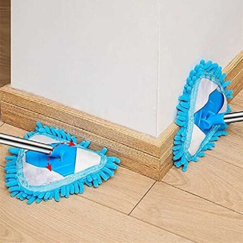 Foldable Microfiber Fan Cleaning Duster Steel Body Flexible Fan mop for Quick and Easy Cleaning of Home Kitchen Ceiling and Fan Dusting Office Fan Cleaning Brush with Long Rod Multi Cloured 1