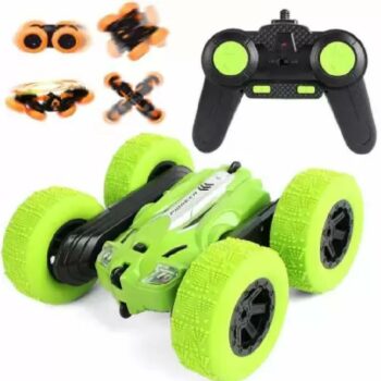 RC Stunt Car - 2-4Ghz Double Sided 360 Spin Flip with LED Lights Remote Control Racing Truck 4WD for Kids