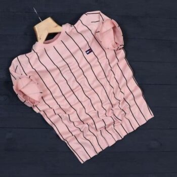 Cotton Stripes Half Sleeves Men's T-Shirt