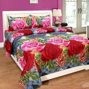 Printed PolyCotton Double Bedsheet