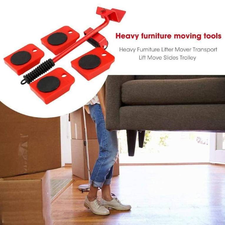Furniture Lifter,Furniture Slides , Furniture Move Roller Tools for 360  Degree Rotatable Pads, Easily Redesign and Rearrange Living Space Sofa Easy  