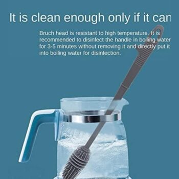 Long Bottle Cleaning Brush for Washing Water Bottle, Narrow Neck Containers, Hydro Flask, Vacuum Flask And Glassware