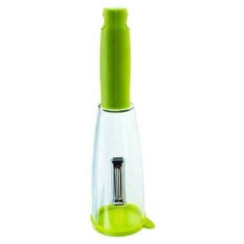 Multifunction Kitchen Vegetable Peeler, Fruit No Mess Peeler With Storage Container