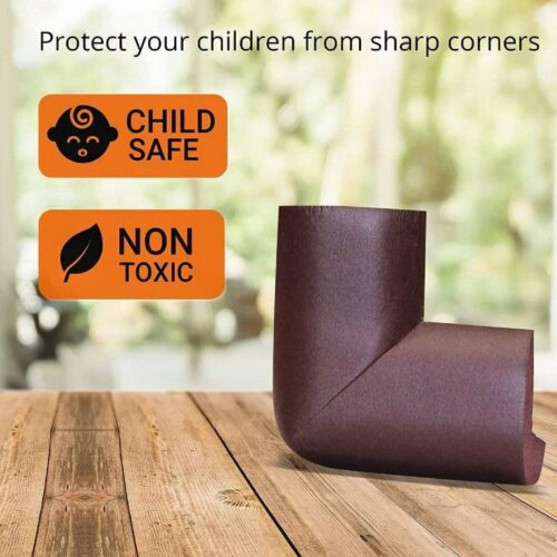 Rubber Corner Gaurd-Pre-Taped Corner Protector, Kids Safety Gaurd (Pack of 8)