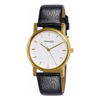 Sonata Women's Watch Synthetic Leather Watch
