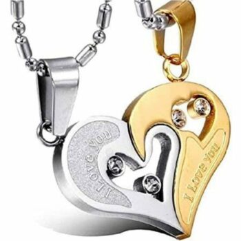 Stylish Valentine Couple Dual Lockets